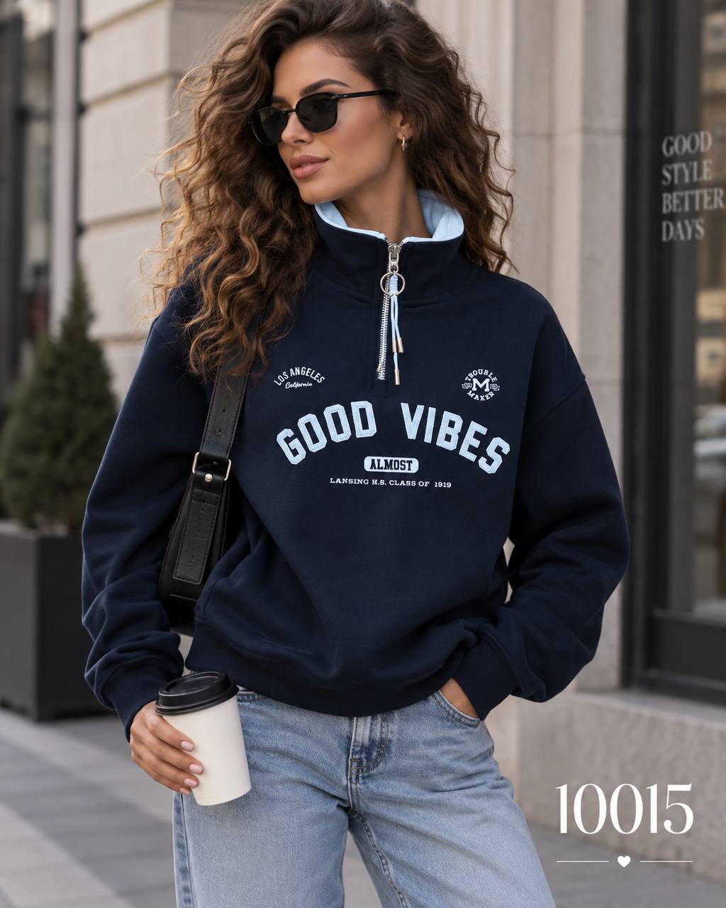 Світшот good vibes 10015