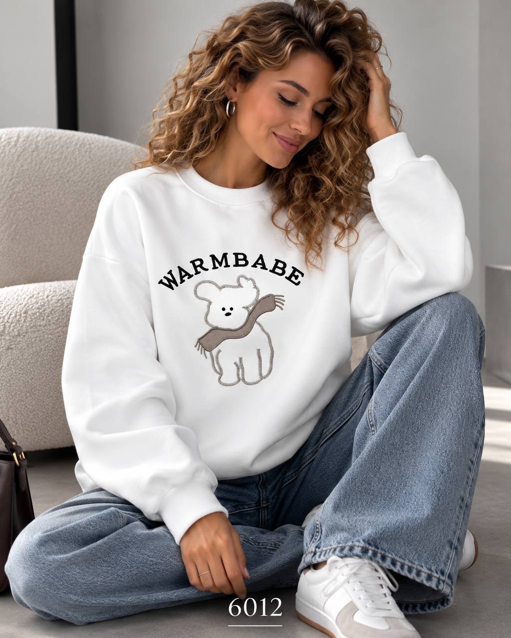 Жіночий світшот oversize Warm Babe 6012