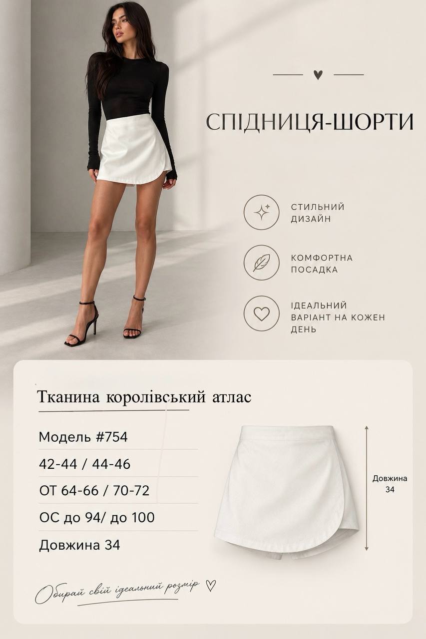 Спідниця шорти 754