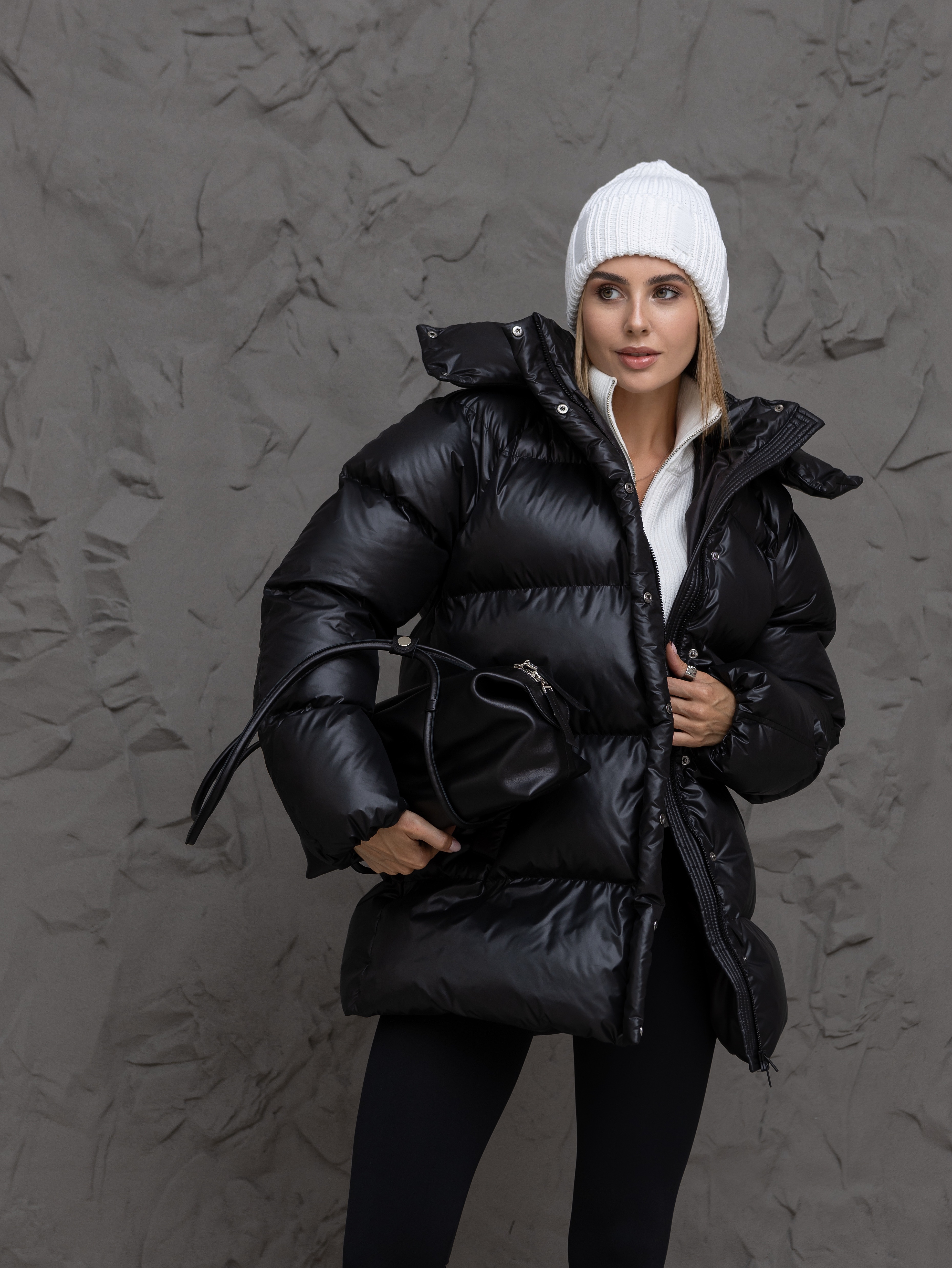 Premium winter puffer ARCTIC — Чорний