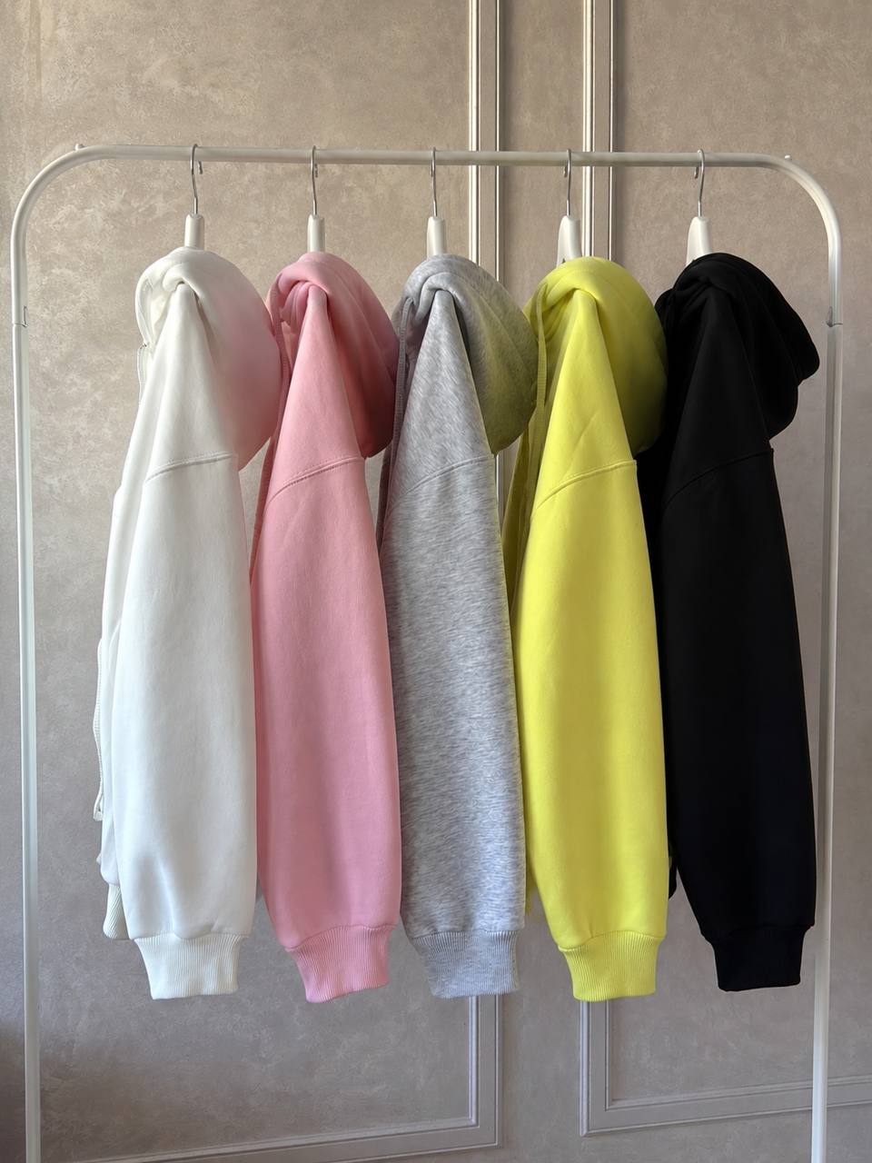 Zip HOODIE подвійний капюшон 687 сірий фото 5