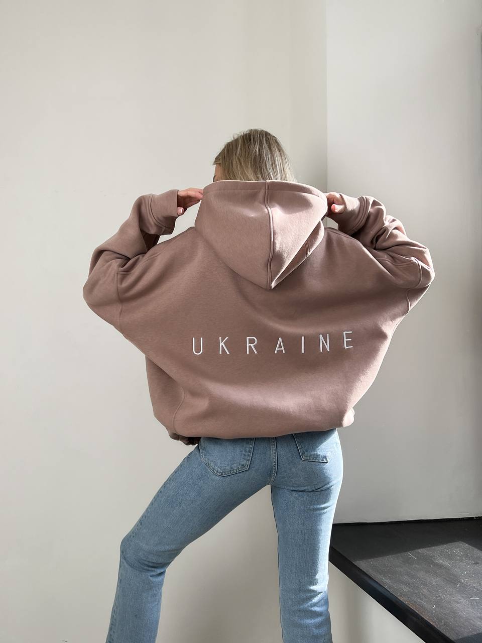 Худі Ukraine вишивка 774 — беж