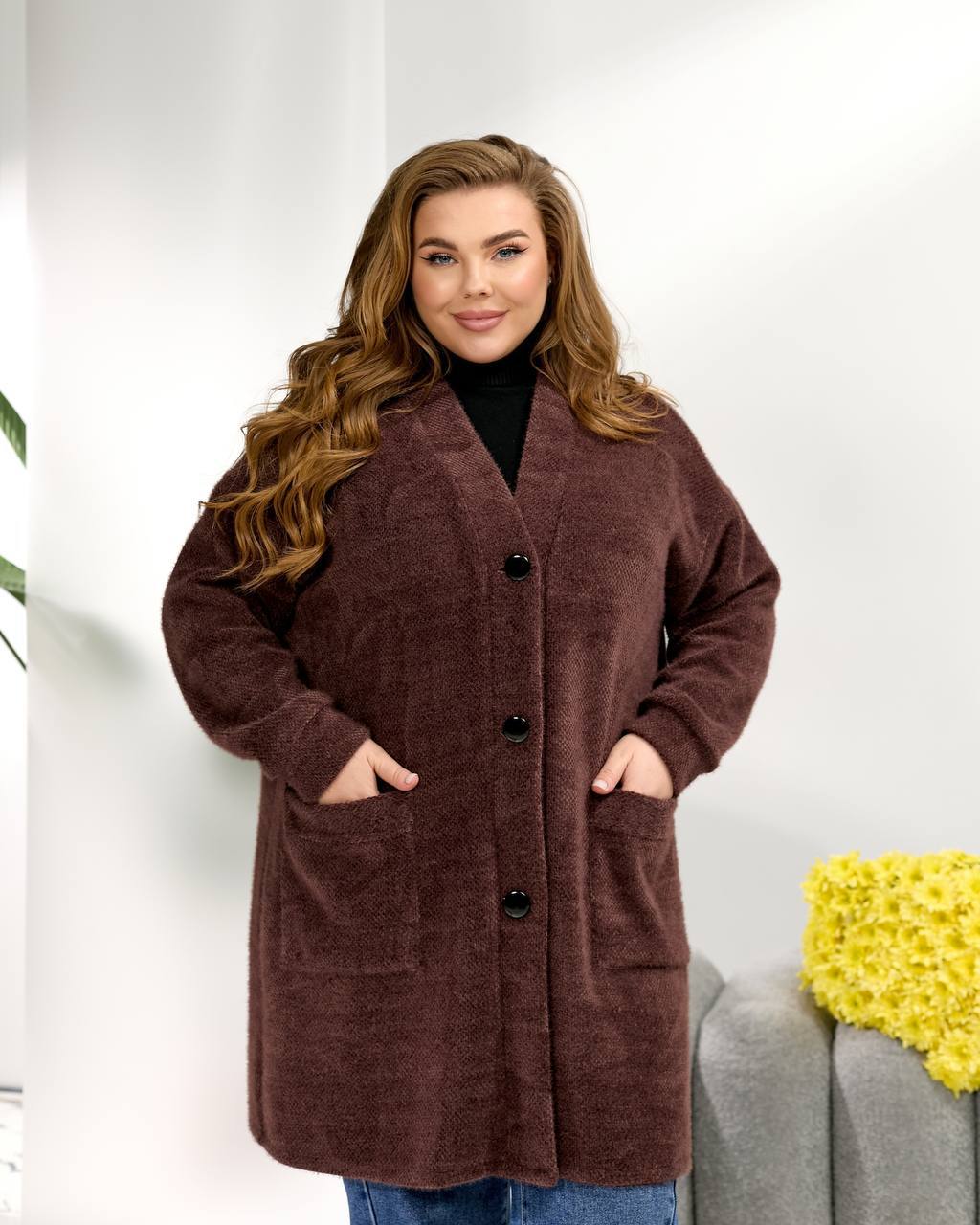 Кардиган альпака гудзики 1503