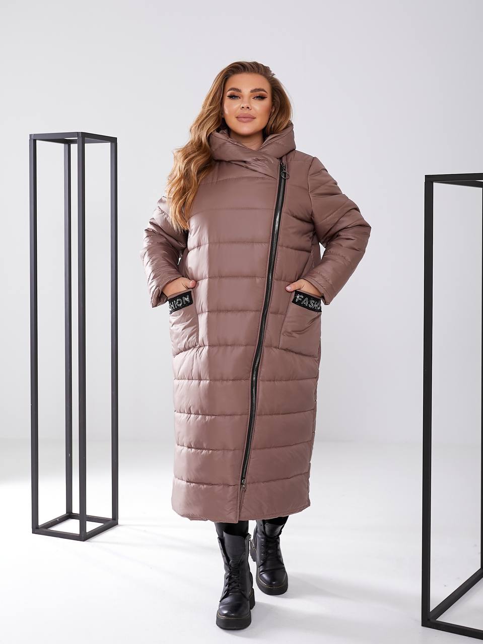 Куртка пальто Fashion 250 550 — мокко