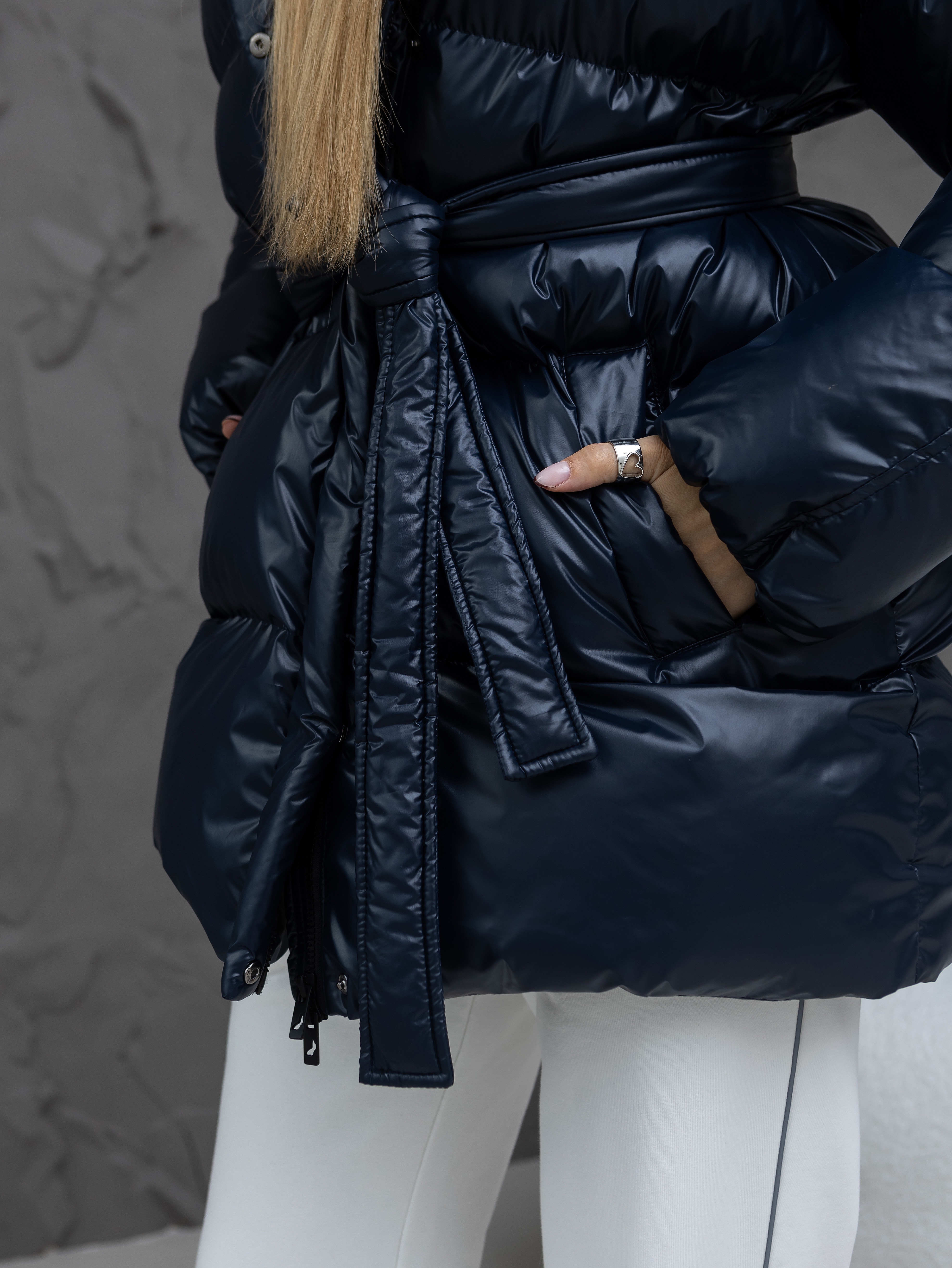 Premium winter puffer ARCTIC Синій фото 3