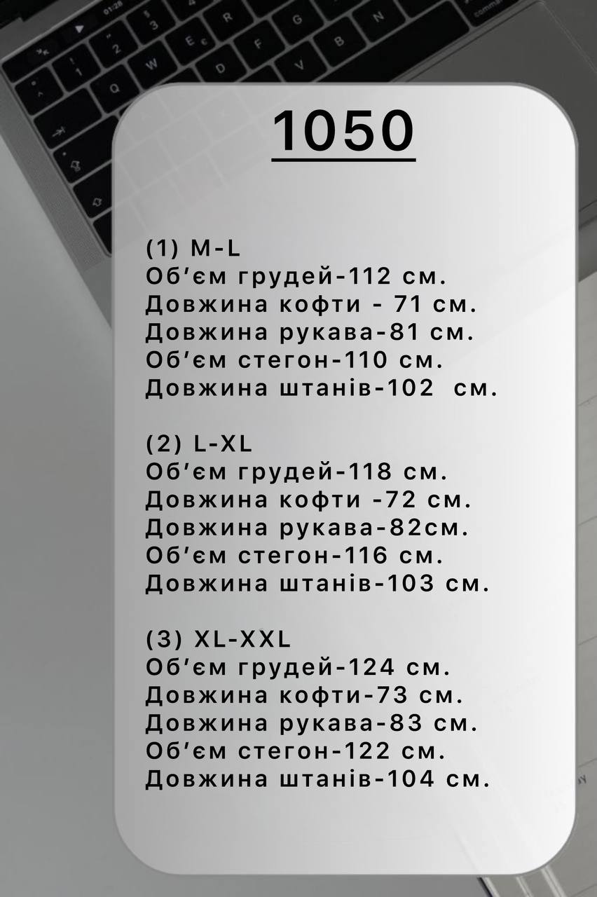 Чоловічий флісовий костюм на змійці стійка 1050 Чорний фото 4