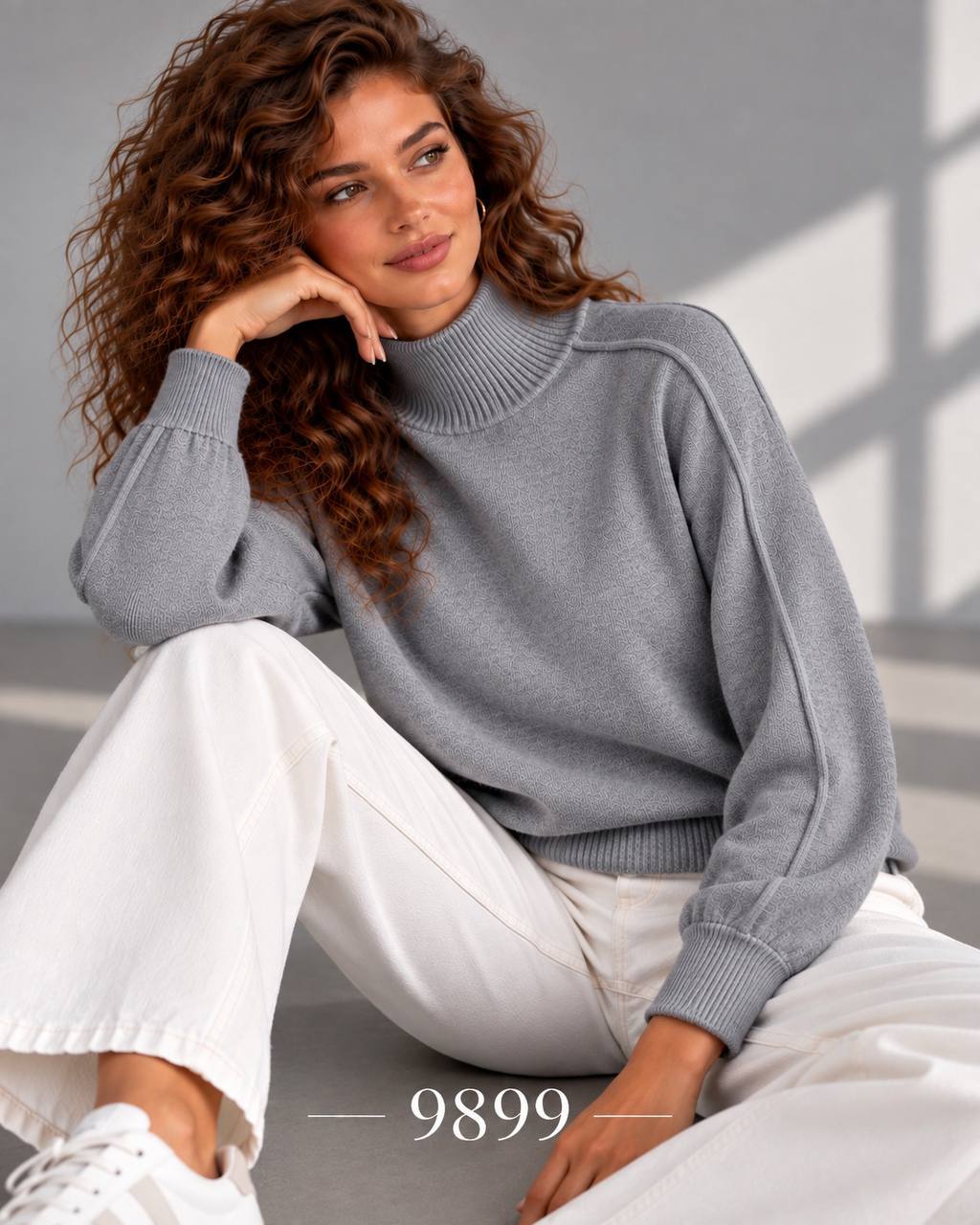 Светр 9899 — сірий
