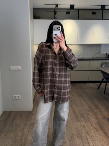 Жіноча сорочка фланель варьонка в клітинку 323 купити photo 2026 03 06 14 57 29