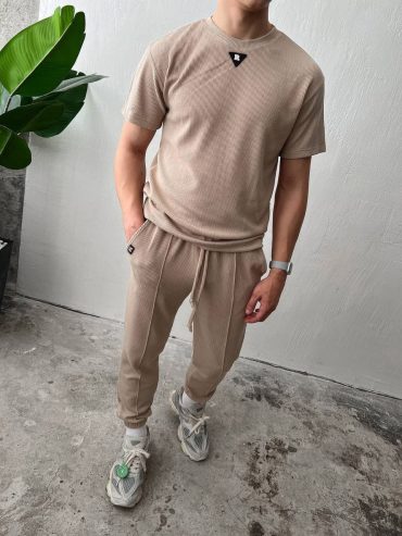 Чоловічий костюм в рубчик футболка штани №802-119 купити photo 2026 04 15 18 33 46