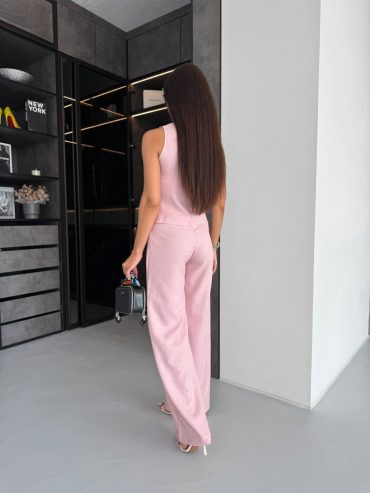 Дихаючий лляний костюм жилет палаццо 299 купити photo 2025 06 17 21 48 54 2