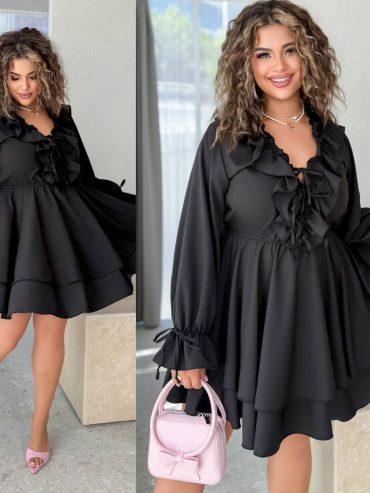 Стильна сукня з подвійною спідницею софт 054 купити photo 2025 07 09 11 29 15