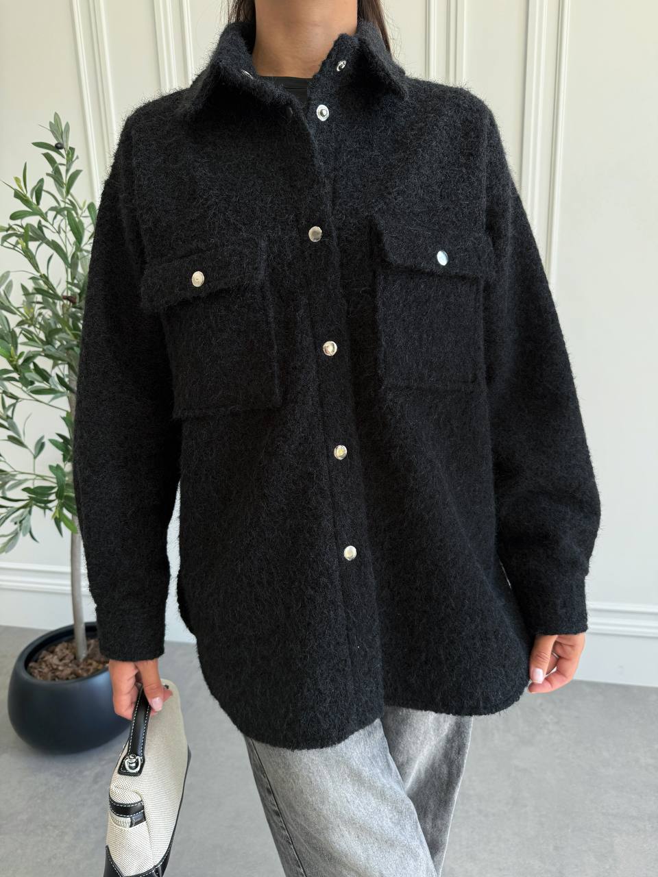 Сорочка вовна букле з карманами клапанами 1645 купити photo 2025 10 21 10 02 45