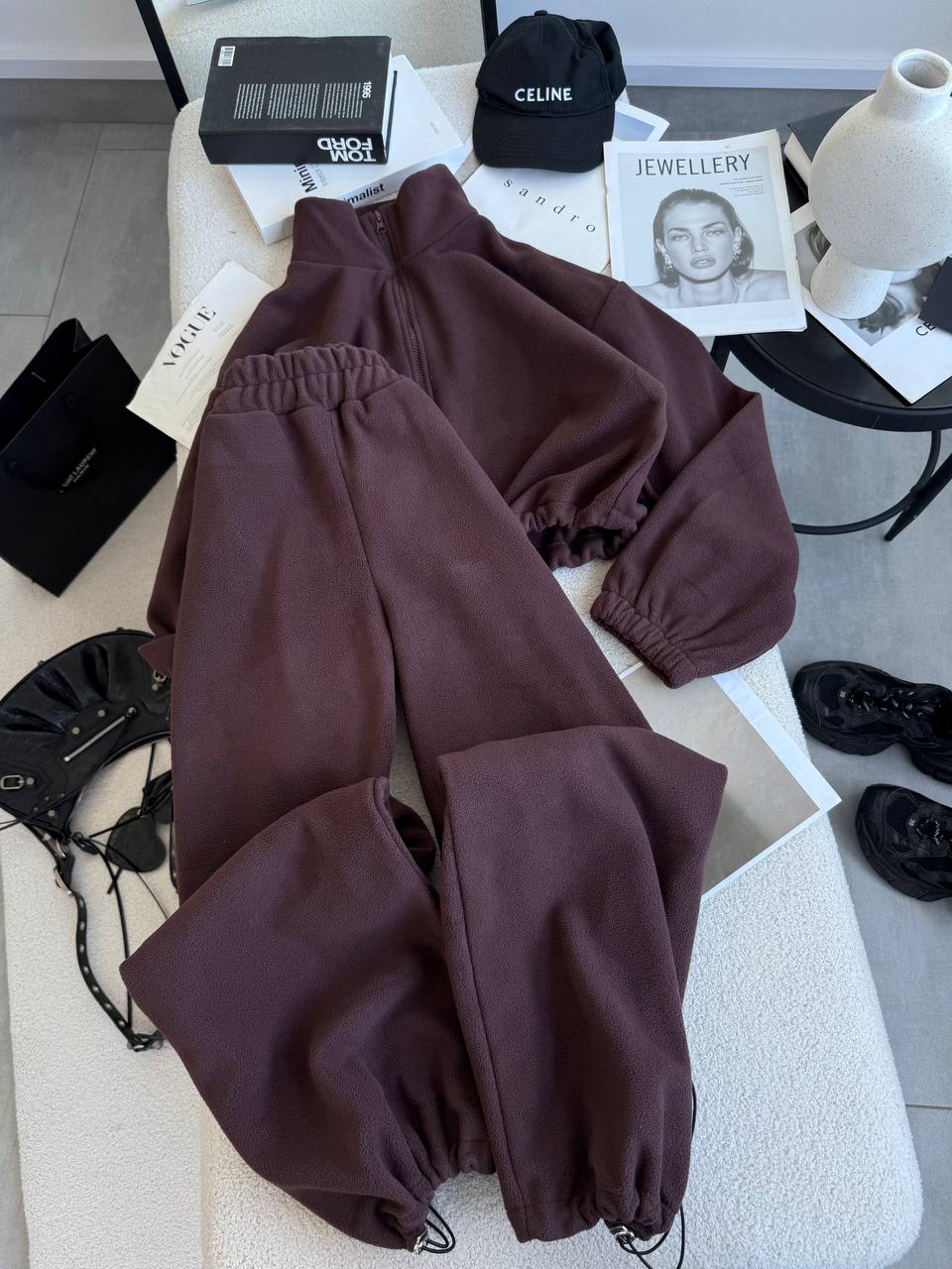 Флісовий костюм палаццо джогери зіпка 391 купити photo 2025 11 04 12 26 37