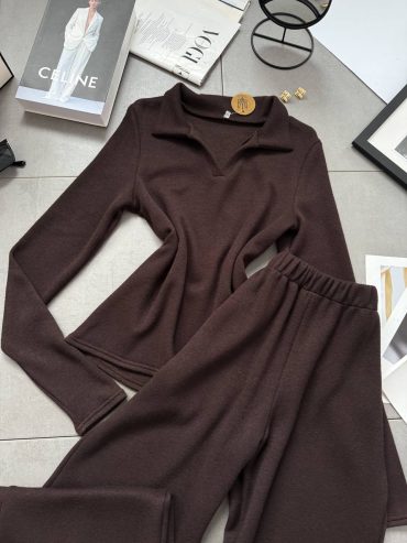 Костюм з ангори лонг v виріз штани 0150 купити photo 2025 10 25 01 44 51 2