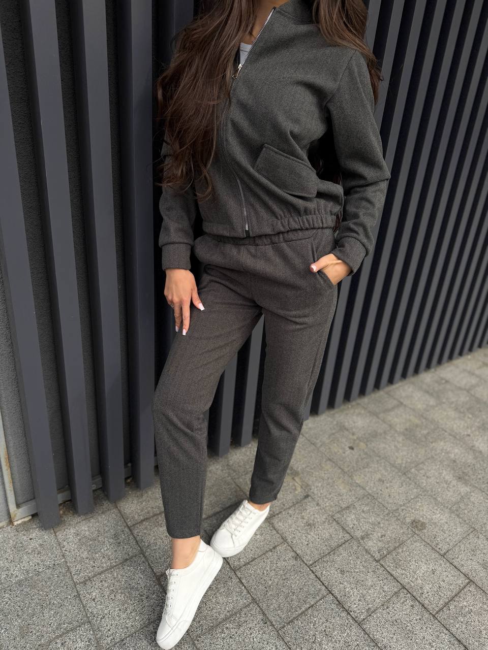 Трикотажний кашеміровий брючний костюм 812 купити photo 2025 10 26 08 42 54