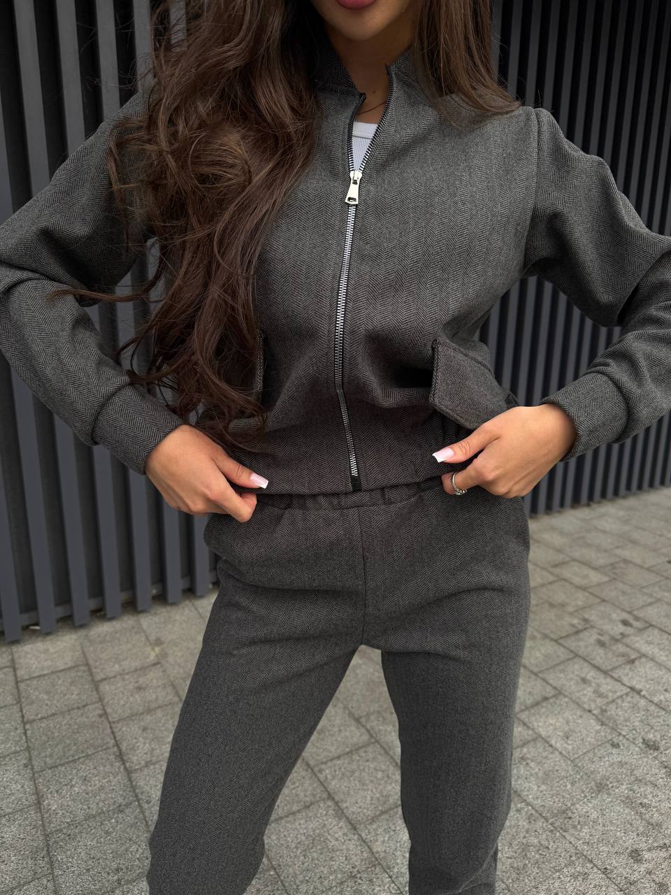 Трикотажний кашеміровий брючний костюм 812 купити photo 2025 10 26 08 42 55