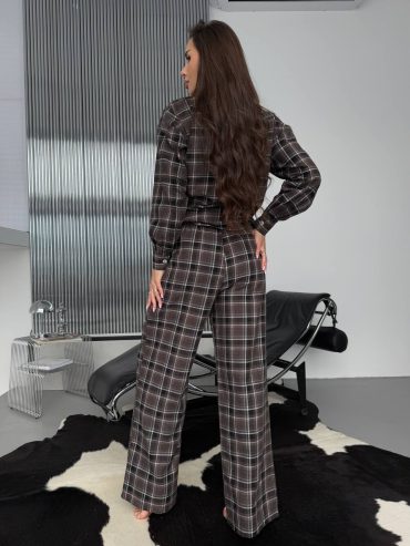 Фланелева піжама в клітинку сорочка штани 806 купити photo 2025 11 01 08 15 39 2