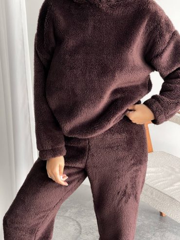 Махрова піжама з вушками штани кофта 1564 купити photo 2025 11 01 08 47 49