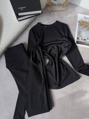 Термо комплект мікродайвінг на флісі лонг через пальчик лосини зі штрипиками 151 купити photo 2025 11 01 09 55 55