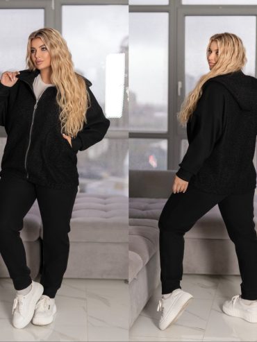 Брючний шільний ангоровий костюм зі вставками букле вовна Баранець 502 купити photo 2025 11 01 23 05 55 2