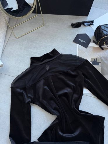 Оксамитовий чорний боді з сіткою 404 купити photo 2025 11 04 12 22 27