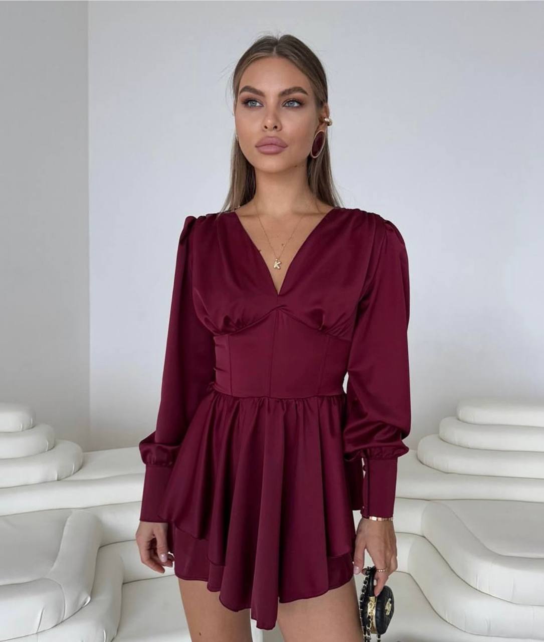 Шовковий комбінезон шнурівка 723 купити photo 2025 11 04 18 25 59