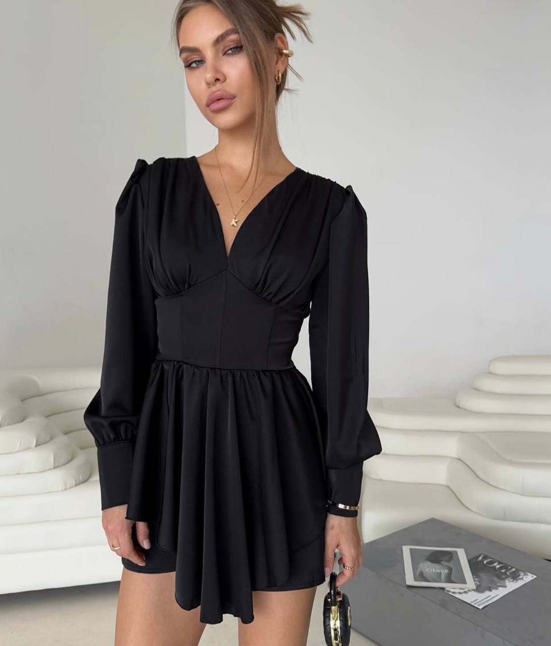 Шовковий комбінезон шнурівка 723 купити photo 2025 11 04 18 26 02