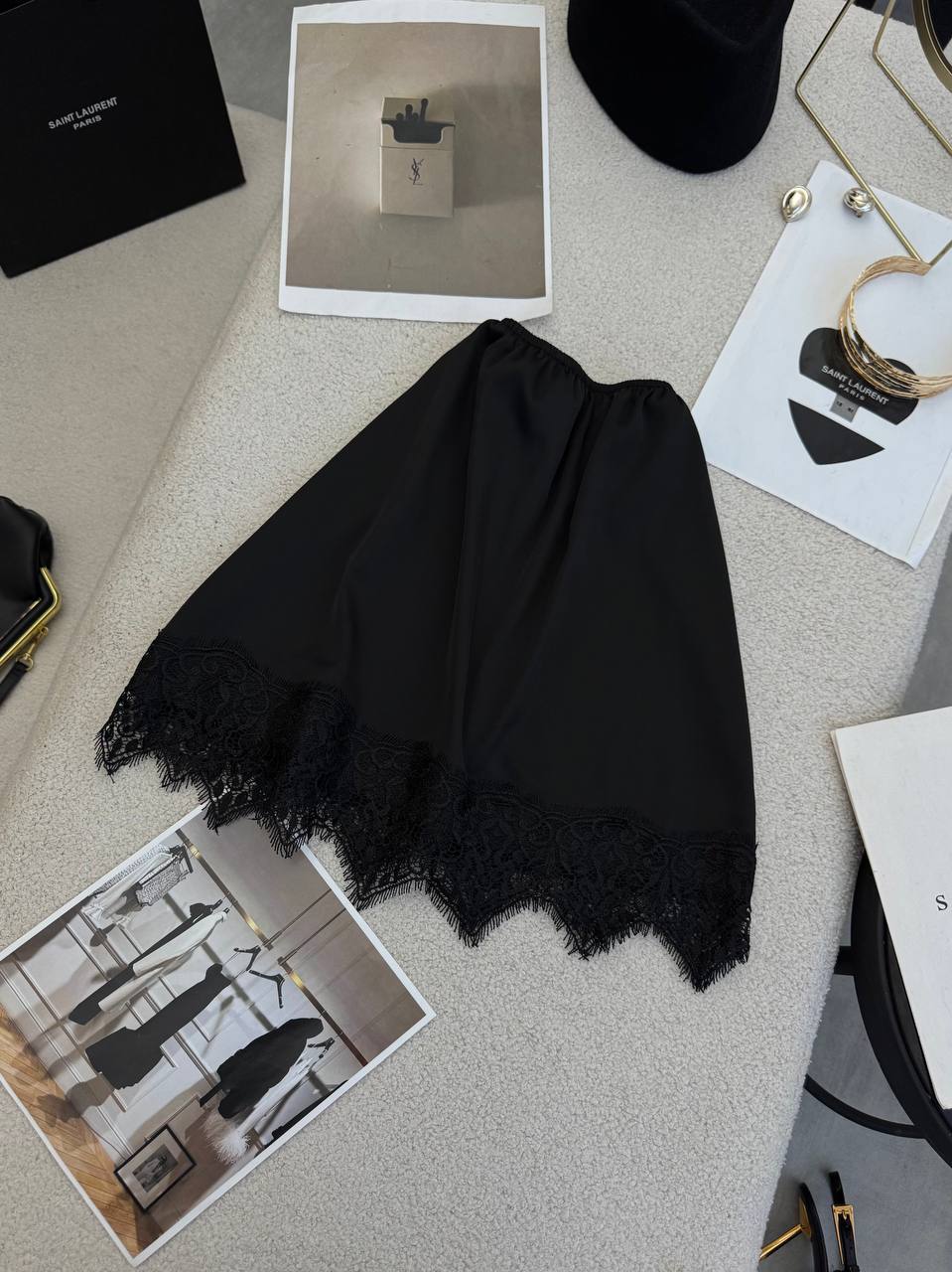 Шовкова міні спідничка з мереживом 721 купити photo 2025 11 05 12 24 50