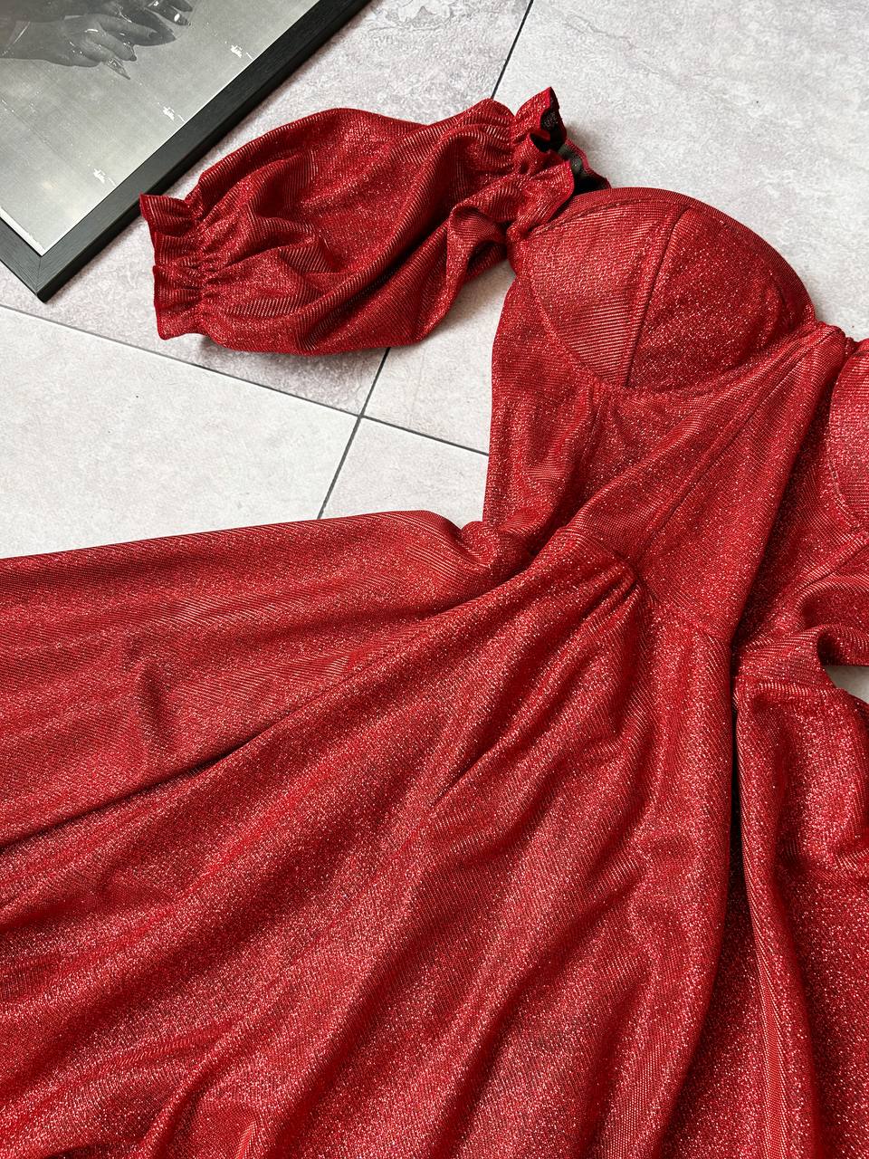 Сукня люрекс пишна спідниця ліф з чашками 534 купити photo 2025 11 05 12 27 06