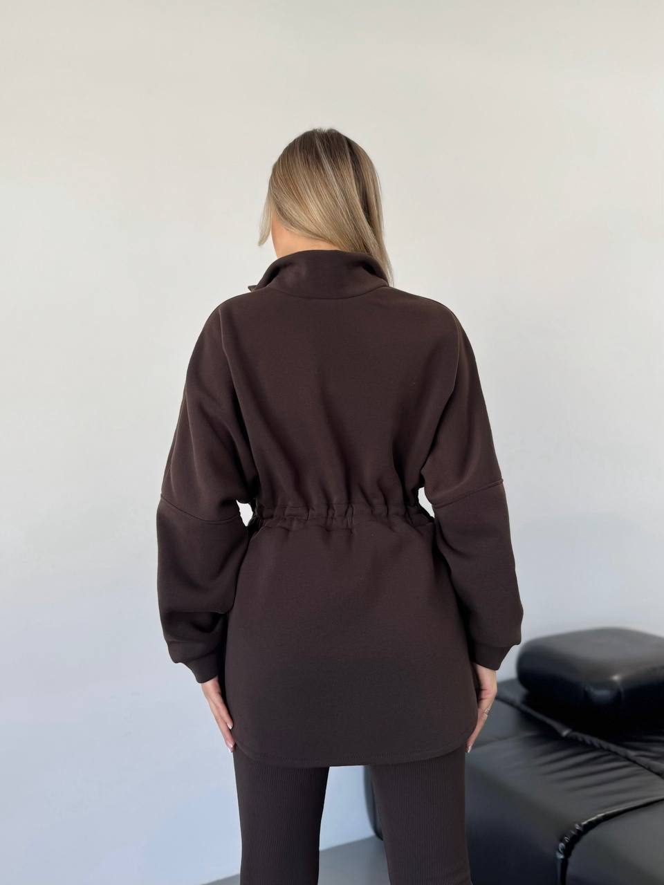 Подовжена кофта на змійці куліска талія 1694 купити photo 2025 11 05 13 07 45