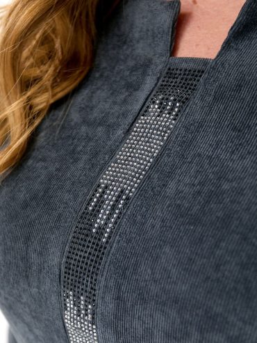 Вельветова сукня зі стразами 230 купити photo 2025 11 11 11 51 04