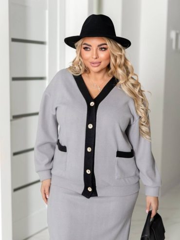 Костюм ангора в'язка кардиган спідниця 064 купити photo 2025 11 11 11 55 07 2