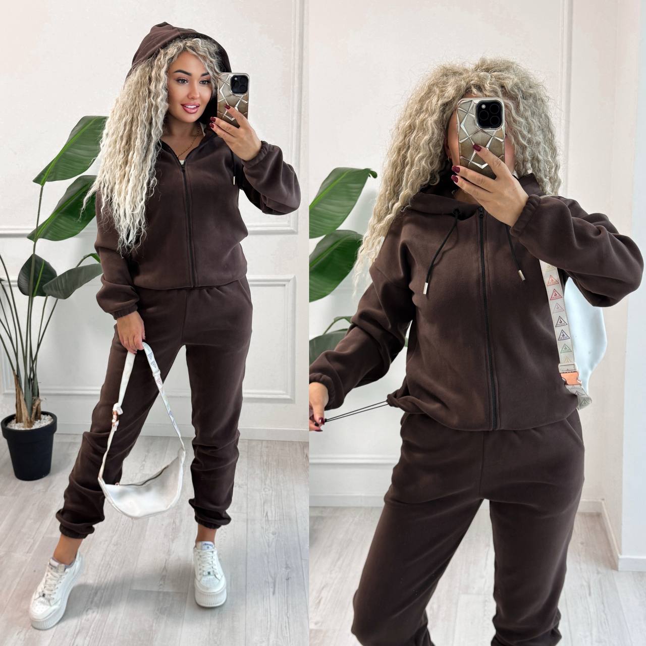 Флісовий однотонний спортивний костюмна змійці 005/1 купити photo 2025 11 11 12 01 46