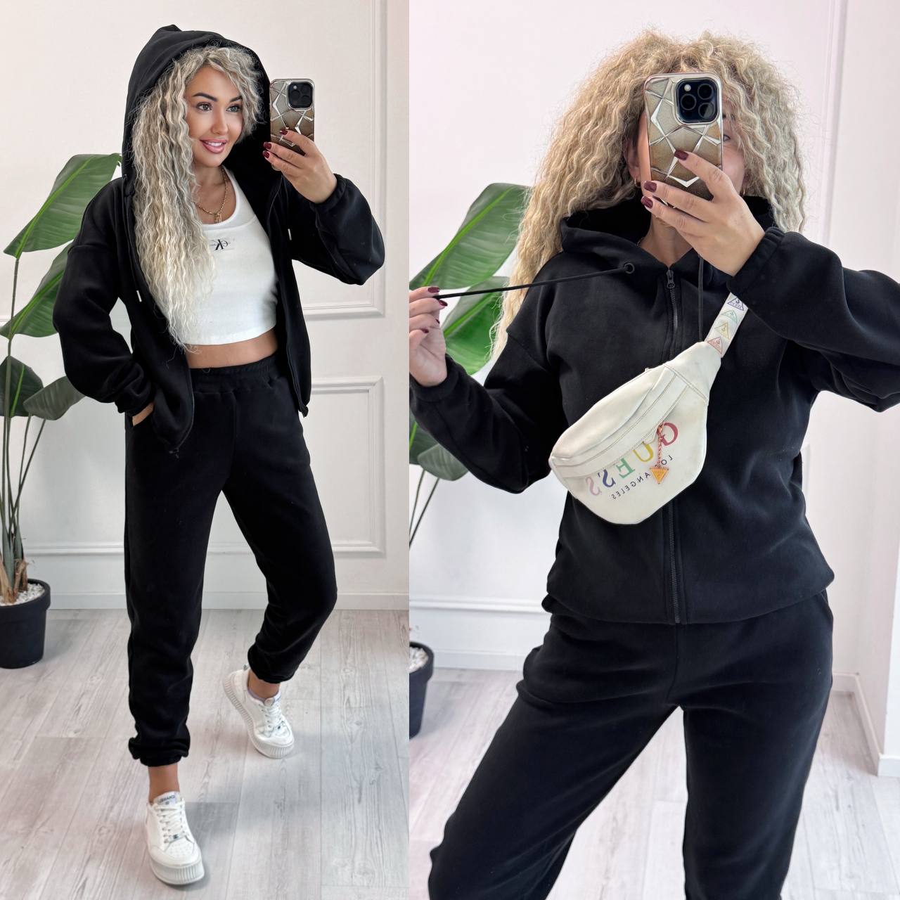 Флісовий однотонний спортивний костюмна змійці 005/1 купити photo 2025 11 11 12 01 52