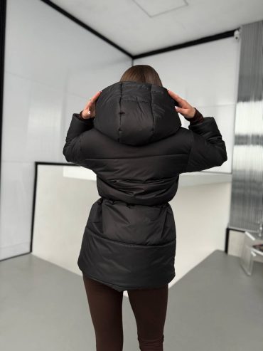 Куртка екопух 200 куліска з капюшоном 844 купити photo 2025 11 11 18 59 58