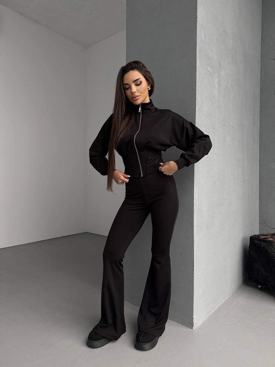 Чорний костюм дайвінг на флісі 842 купити photo 2025 11 11 19 00 39