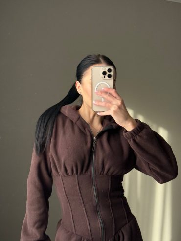 Флісовий комбінезон корсет талія з капюшоном 1279 купити photo 2025 11 18 18 49 06