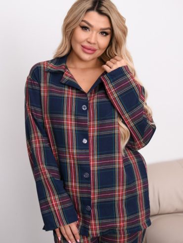 Байкова піжама у клітинку 1838 купити photo 2026 01 16 00 30 41 2