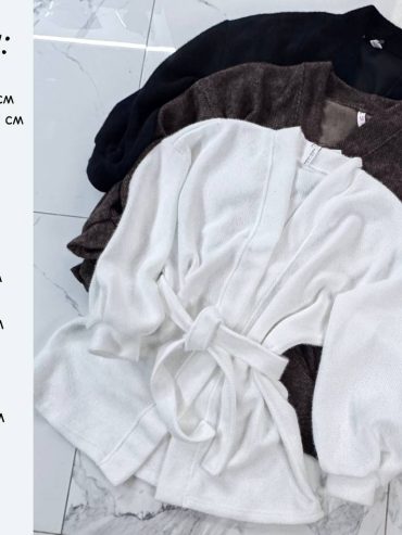 Короткий кардиган альпака з поясом 662 купити photo 2026 01 17 08 30 17