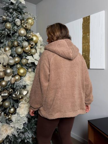 Тепла жіноча кофта хутро тедді з капюшоном 906 купити photo 2026 01 19 23 49 54 2