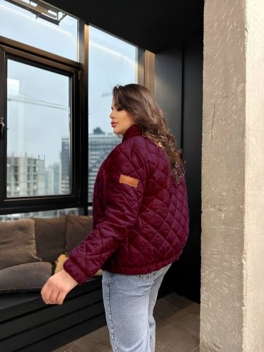 Жіночий бомбер куртка плащівка 100 1512 купити photo 2026 01 21 14 55 40 2