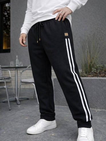 Чоловічі трикотажні спортивні штани з лампасами 01/12 купити photo 2026 01 25 05 20 06