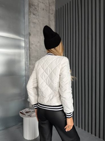 Жіночий бомбер 200 контрастні резинки 1079 купити photo 2026 01 25 05 20 30 2