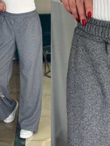 Штани палаццо стрейч вовна кашемір 6052 купити photo 2026 01 25 05 37 28
