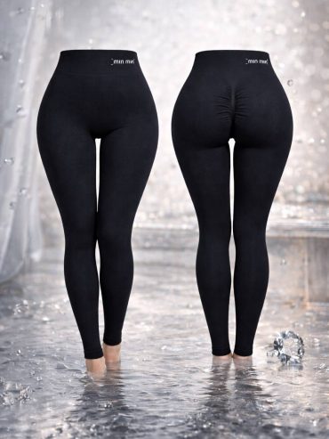 Чорні лосини в рубчик на кожен день 01/024 купити photo 2026 02 03 09 37 55