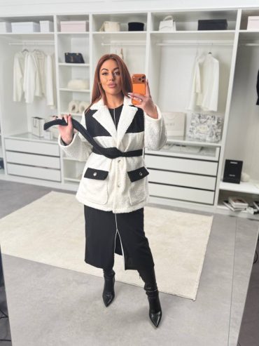 Пальто тедді пояс двоколор 2176 купити photo 2026 02 04 21 46 35