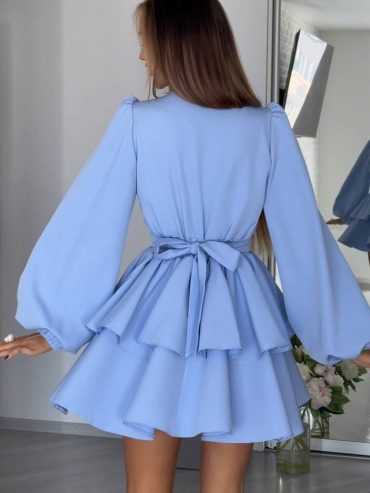 Розкішна сукня з воланами 0127 купити photo 2026 02 07 08 44 42