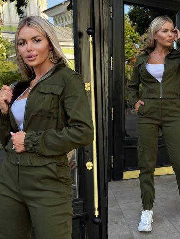 Брючний костюм джинс джогери бомбер 2054 купити photo 2026 02 08 10 56 50