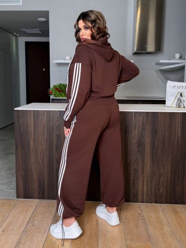 Якісний спортивний костюм петля капюшон лампас 4081 купити photo 2026 02 10 06 33 16