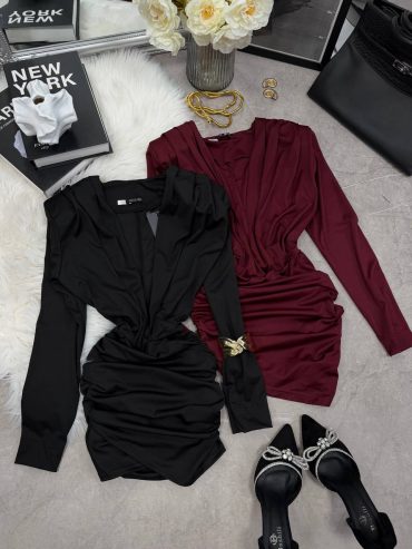 Сукня з драпіруванням зйомні плечики 1175 купити photo 2026 02 10 21 58 38